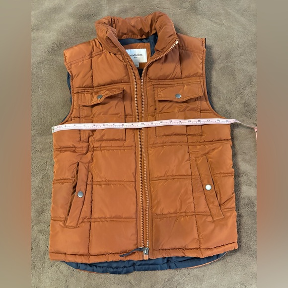 Goodfellow & Co Brown Puffer zip Vest Women’s S - Picture 6 of 7